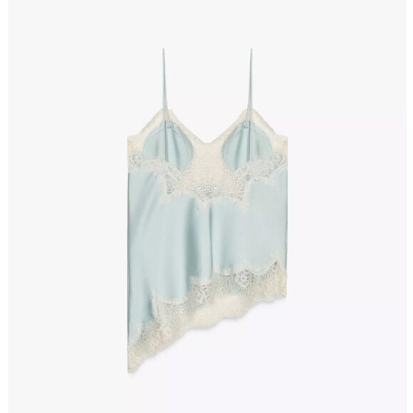 Zara ZW COLLECTION LACE CAMISOLE TOP - Picture 4 of 5